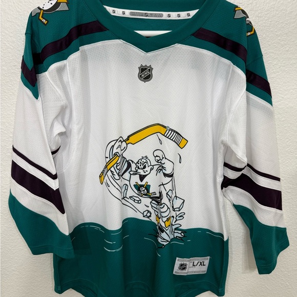 NHL Other - Anaheim Mighty Ducks Reverse Retro 1.0 NHL Jersey Wild Wing White L/XL